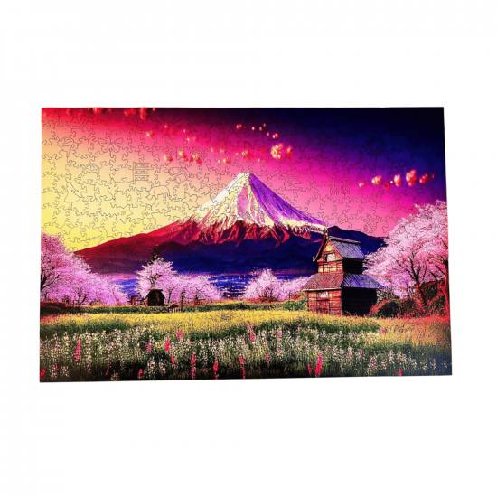 Деревянный пазл "Гора Фудзияма" (500дет)