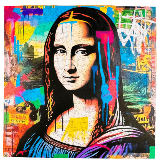 Деревянный пазл "Мона Лиза" (500дет)