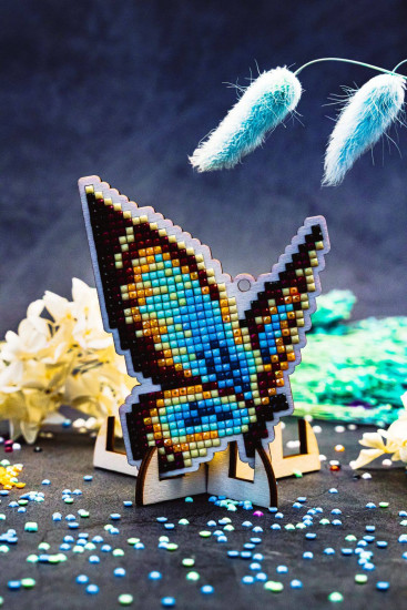 Подвеска "Голубая бабочка"