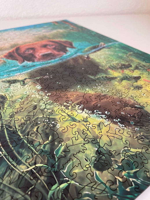 Деревянный пазл "На охоте" (500 дет)