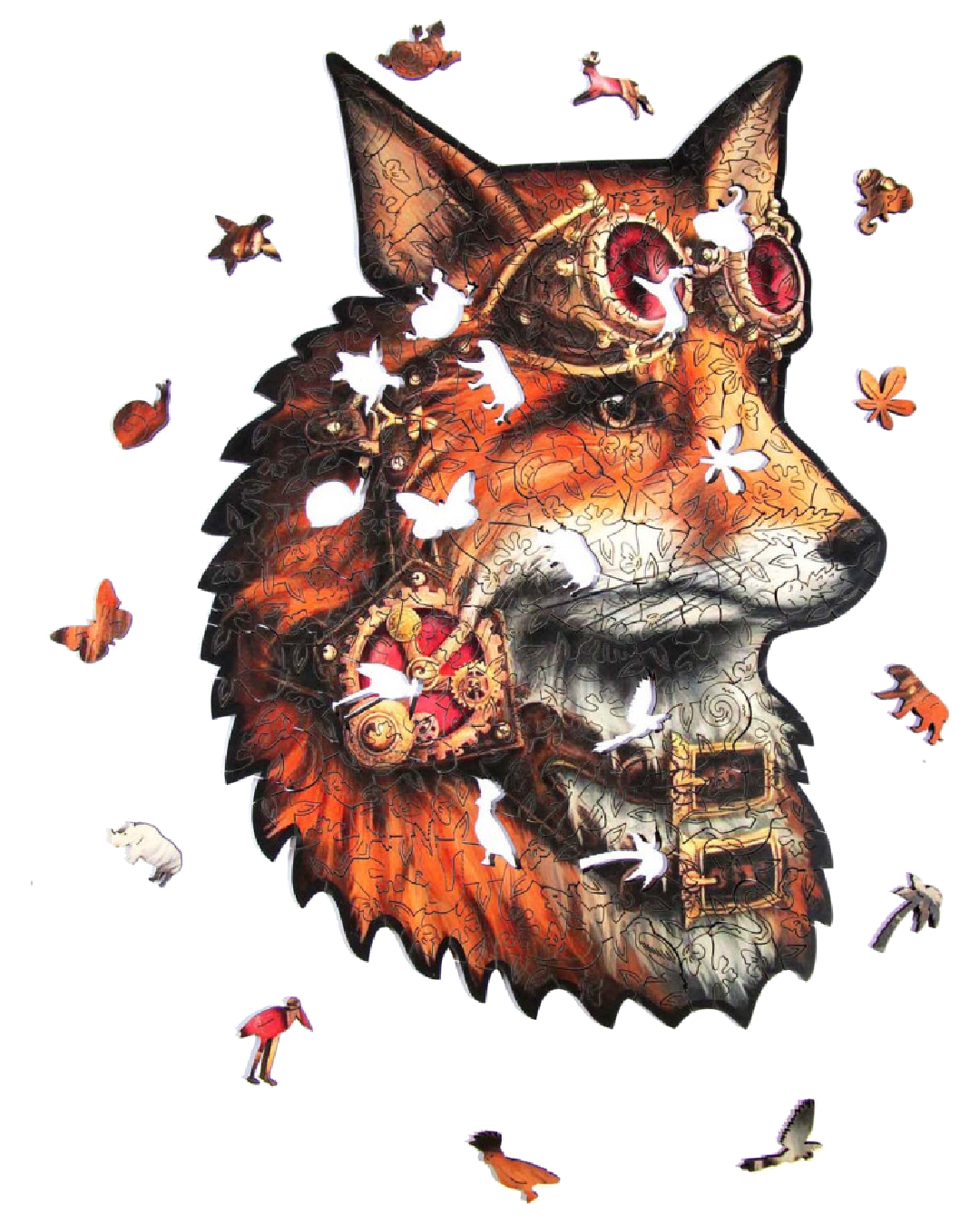 Деревянные пазлы